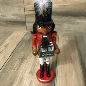Christmas African American Nutcracker with Calendar Blocks